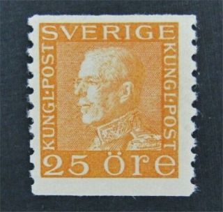 Nystamps Sweden Stamp 177 Og H $30