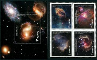 Samoa 2016 National Geographic Young Stars In Nebula Space Ws272 Mnh