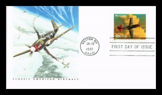 Us Covers Fleetwood Cachet Fdc Classic American Aircraft P 51 Mustang