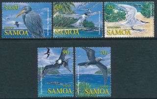 2004 Samoa Seabirds Set Of 5 Fine Mnh