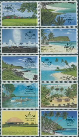 Samoa 1995 Sg937 - 946 Scenes Set Mnh