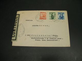 Austria 1948 Censored Cover To Germany 301