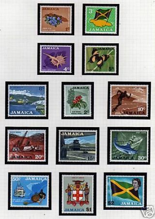 Jamaica 1970 Definitives Sg307/19 Mnh