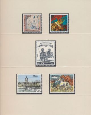 Xb74113 France Art Paintings Fine Lot Luxe Mnh