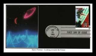 Dr Jim Stamps Us Space Fantasy Towards The Future Fdc Mystic Cover