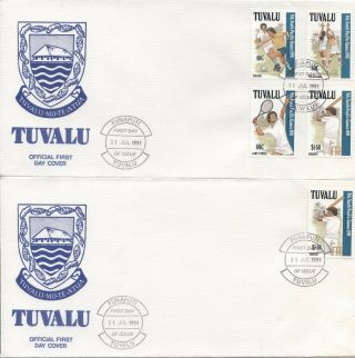 Tuvalu 1991 Sports First Day Cover