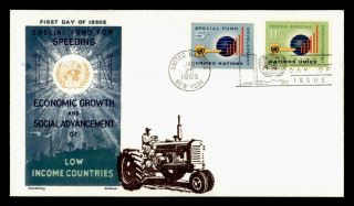 Dr Who 1965 United Nations Special Funds Development Fdc Overseas Mailer C119196