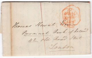 1848 Provincial Bank Of Ireland Demand For Gold Robert Murray To London Branch