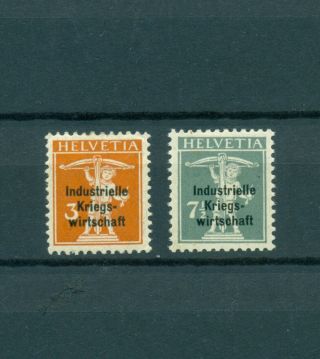Switzerland 1918 Official 2 Overprint With Hinge Remains