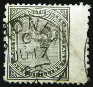 South Wales Stamp 1871 - 1902 1/ - Queen Victoria Scott 60b Sg221ba