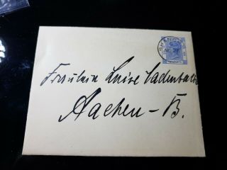(hkpnc) Hong Kong 1900 Qv 10c Postal Envelope Shanghai No Year Digit Cds Vf