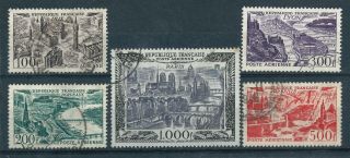 France 1949 - 50 City Views Set To 1000fr Cv £60