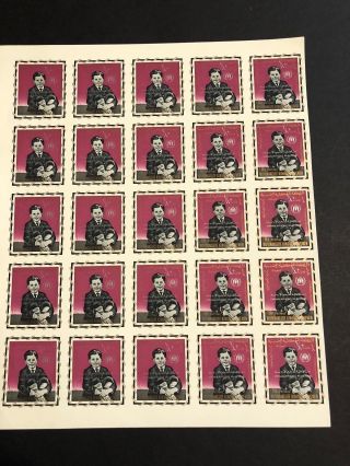 Middle East Yemen Jfk Kennedy Jordan Relief Stamp Set Of 5 In Imp Sheets Of 25