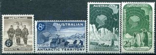 Australian Antarctic Territory (aat) 1959 Full First Set Mnh