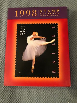 1998 Us Commemorative Stamp Yearbook & All 82 Commemorative Stamps