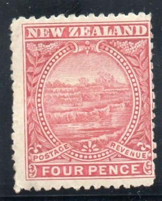 Zealand - 4d Bright Rose - Perf 14 - Sg 252 - Hinged
