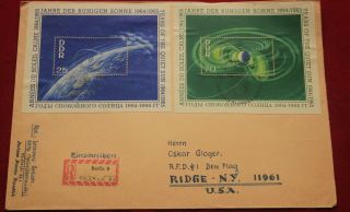 East Germany,  1965 Postal Cover To Usa