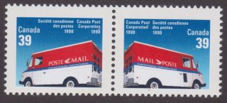 Canada 1990 1273i Canada Post Corporation (se - Tenant Pair) - Mnh