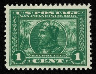 Scott 397 1c Panama - Pacific Exposition 1913 Nh Og Never Hinged Well Center