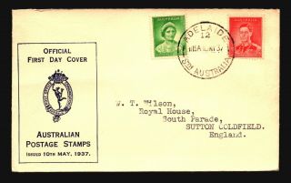 Australia 1937 Coronation Series Fdc - Z19269