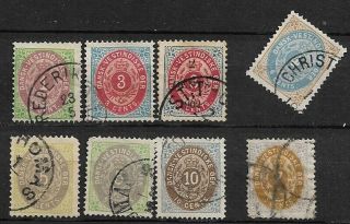 Denmark Dwi Danish West Indies 2 Coloured,  Last Stamp Is And Maybe A Fak