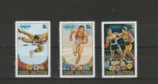 A91 - Cook Isl - Sg401 - 403 Mnh 1972 Olympic Games Munich