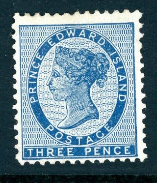 Prince Edward Island 1861 3d Blue - Sg 30 Mm