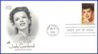 Us 4077 U/a Artcraft Fdc Judy Garland Legend Of Hollywood