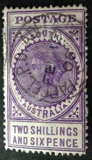 South Australia 1902 - 04 2/6 Shillings Violet Stamp Vfu