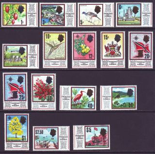 Trinidad & Tobago 1969 Sc 144 - 159 Mh Set