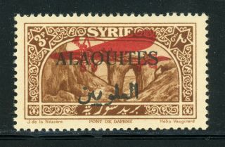 Alaouites Mh Air Post Selections: Scott C10 3pi Orange Brown (1926) Cv$7,