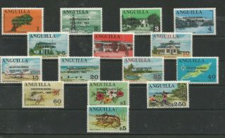 Anguilla 1969 Fine Unmounted " Independence 1969 " Set To $5.  00