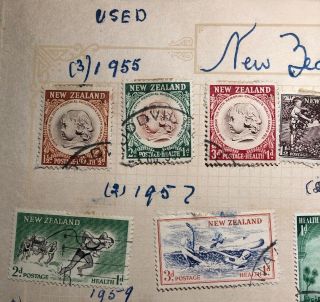 Zealand Pre Decimal 1955 to 1967 Health Stamp,  Hinged BLF 2