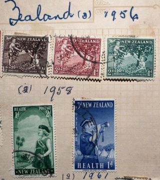 Zealand Pre Decimal 1955 to 1967 Health Stamp,  Hinged BLF 3