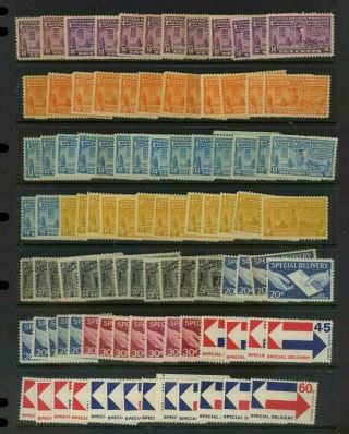 Selection Of " Modern " U.  S.  Special D Stamps - Most Are Never Hinged