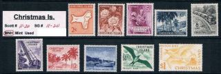 Christmas Is - 1963 - Scenes Of Island - Sc 11 - 20 [sg 11 - 20] Mnh 20 R