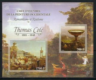 M2129 Nh 2013 Imperf Souvenir Sheet Of Museum Paintings By Thomas Cole