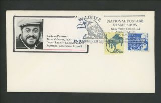 Us Postal History Music Luciano Pavarotti Opera 11/18/1978 York Ny 1615c