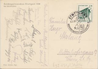 808) Germany - Reichsgartenschau Stuttgart - Postkarte,  Stempel,  Stamp Dr Ef 692