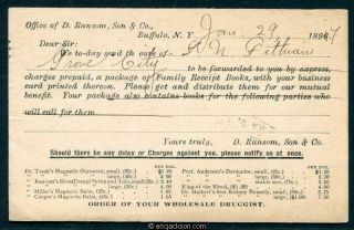 D.  Ransom,  Sons & Co.  Notice On A Postal Card (ux12)