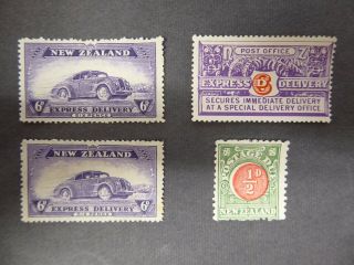 Zealand Stamps Express Delivery And Postage Due