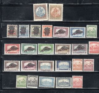 Hungary Magyar Poste Europe Stamps Hinged Some Sets Lot 554