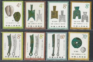 China 1981 - Never Hinged Stamps (mnh).  Mi Nr.  : 1758 - 1765.  B9325