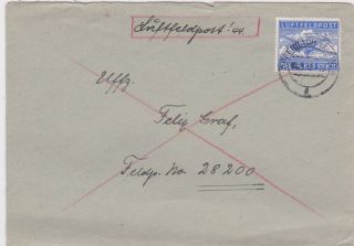 German - 1942 Ww 2 Offenbach Airmail Cover To Feld Post No.  28200 Volga,  Russia