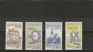 Czechoslovakia - Sg1090 - 1093 Mnh 1959 Centenary Of Skoda
