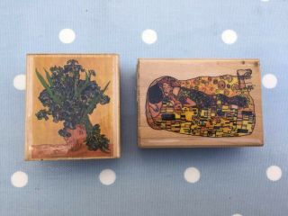 2 X Art Stamps: Gustav Klimt,  