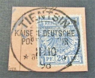Nystamps Germany In China Stamp Forerunner