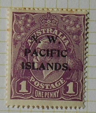 N.  W.  Pacific Islands - 1918 - Sg120 - 1d Mm