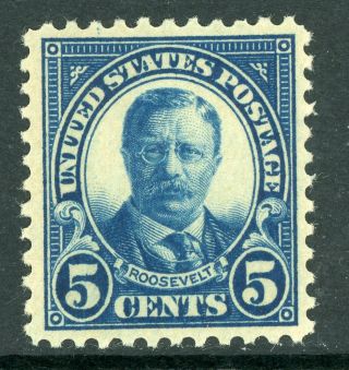 Usa 1927 Roosevelt 5¢ Rotary Perf 11x10½ Scott 637 Mnh J753 ⭐⭐⭐⭐⭐⭐