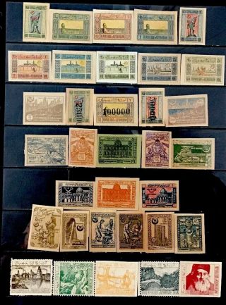 Azerbaijan Stamps 34 All Different Lot 9519m